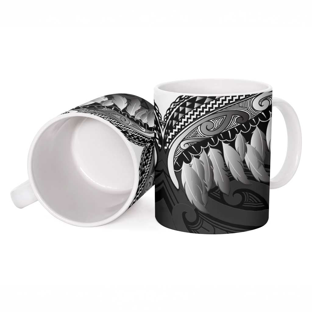 Poutama Korowai New Zealand Ceramic Mug Aotearoa Maori Tattoo - Aussie Hoodie