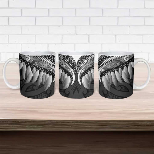 Poutama Korowai New Zealand Ceramic Mug Aotearoa Maori Tattoo - Aussie Hoodie