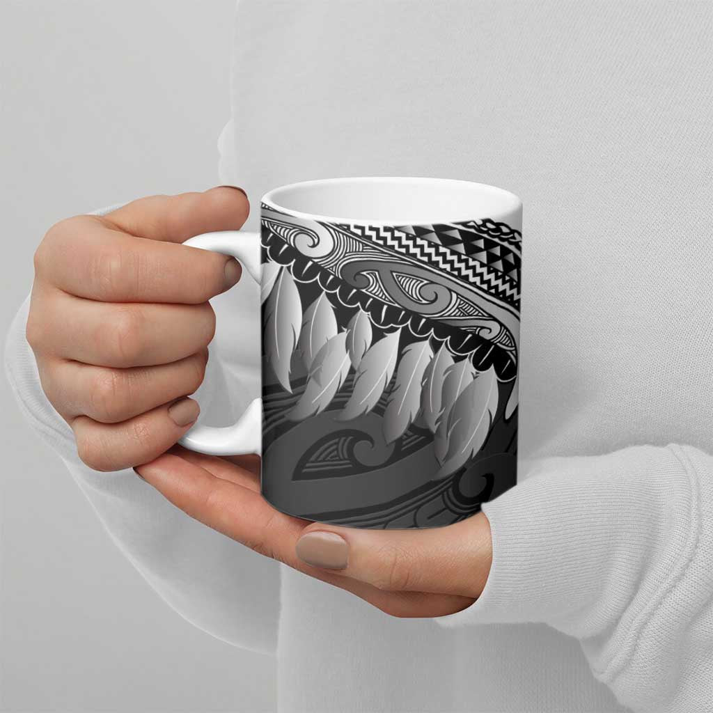 Poutama Korowai New Zealand Ceramic Mug Aotearoa Maori Tattoo - Aussie Hoodie