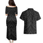Poutama Korowai New Zealand Couples Matching Puletasi and Hawaiian Shirt Aotearoa Maori Tattoo - Aussie Hoodie