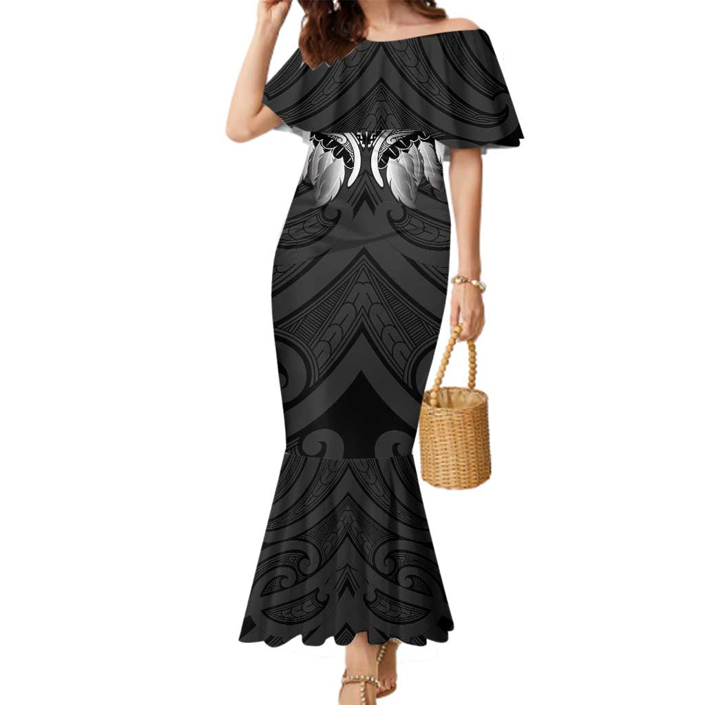 Poutama Korowai New Zealand Family Matching Mermaid Dress and Hawaiian Shirt Aotearoa Maori Tattoo - Aussie Hoodie