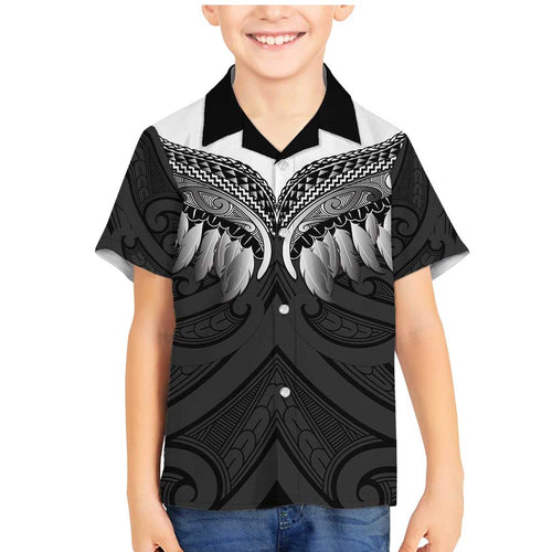 Poutama Korowai New Zealand Family Matching Mermaid Dress and Hawaiian Shirt Aotearoa Maori Tattoo - Aussie Hoodie