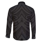 Poutama Korowai New Zealand Family Matching Off The Shoulder Long Sleeve Dress and Hawaiian Shirt Aotearoa Maori Tattoo - Aussie Hoodie