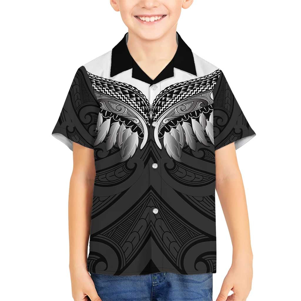 Poutama Korowai New Zealand Family Matching Off Shoulder Maxi Dress and Hawaiian Shirt Aotearoa Maori Tattoo - Aussie Hoodie