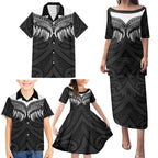 Poutama Korowai New Zealand Family Matching Puletasi and Hawaiian Shirt Aotearoa Maori Tattoo - Aussie Hoodie