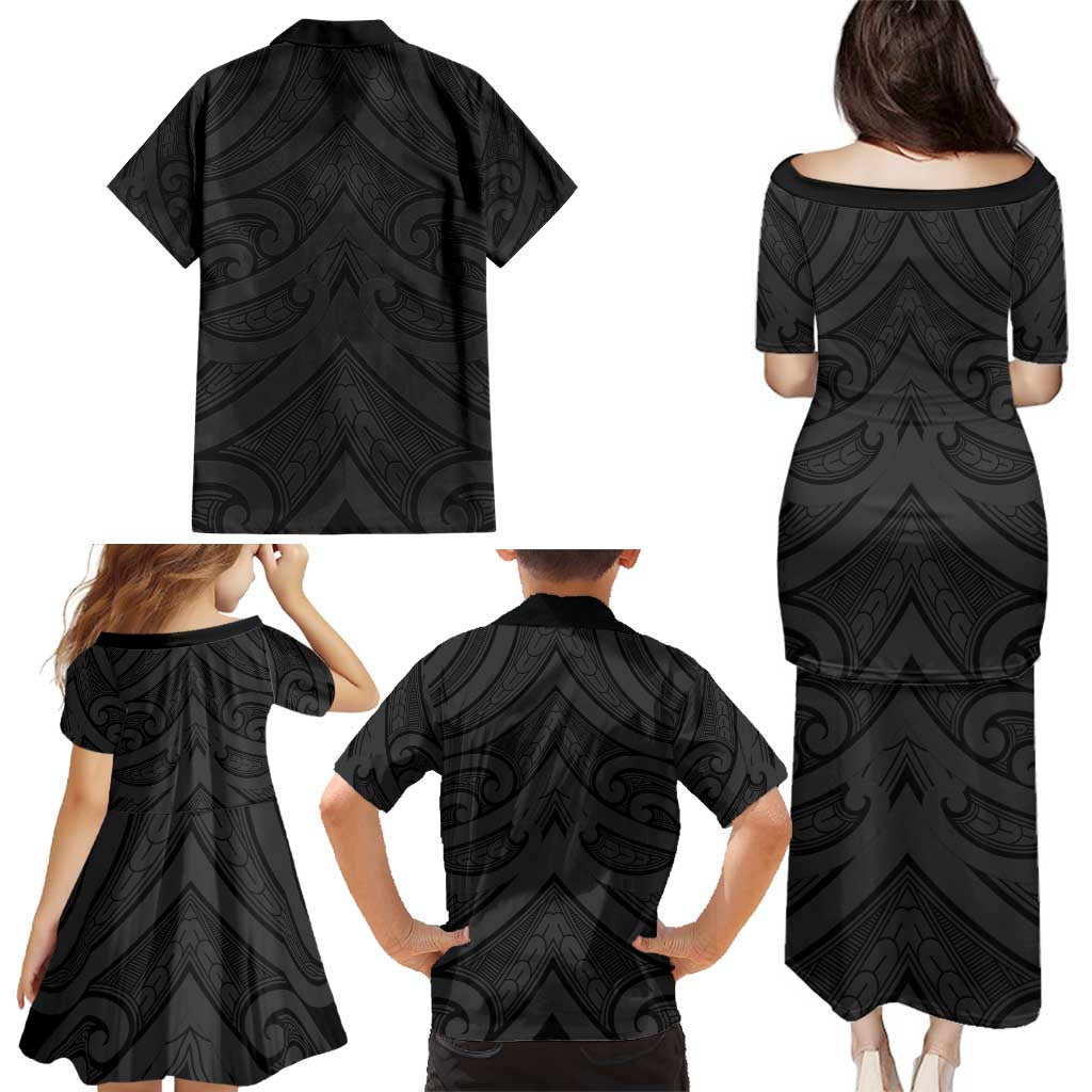Poutama Korowai New Zealand Family Matching Puletasi and Hawaiian Shirt Aotearoa Maori Tattoo - Aussie Hoodie