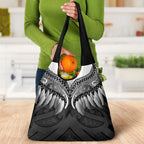 Poutama Korowai New Zealand Grocery Bag Aotearoa Maori Tattoo - Aussie Hoodie