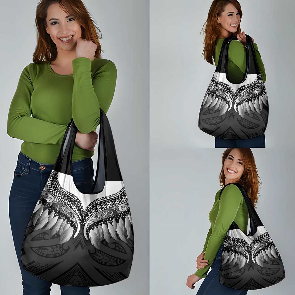 Poutama Korowai New Zealand Grocery Bag Aotearoa Maori Tattoo - Aussie Hoodie