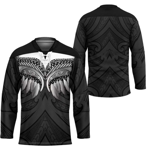 Poutama Korowai New Zealand Hockey Jersey Aotearoa Maori Tattoo - Aussie Hoodie