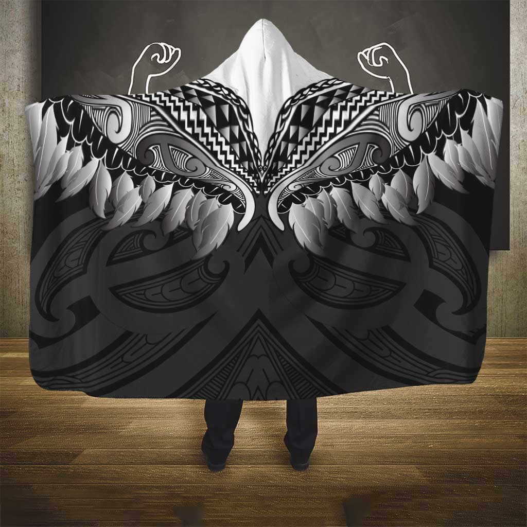 Poutama Korowai New Zealand Hooded Blanket Aotearoa Maori Tattoo - Aussie Hoodie