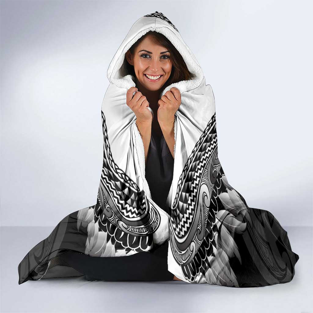 Poutama Korowai New Zealand Hooded Blanket Aotearoa Maori Tattoo - Aussie Hoodie