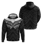 Poutama Korowai New Zealand Hoodie Aotearoa Maori Tattoo - Aussie Hoodie