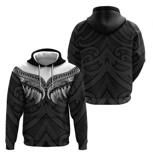 Poutama Korowai New Zealand Hoodie Aotearoa Maori Tattoo - Aussie Hoodie