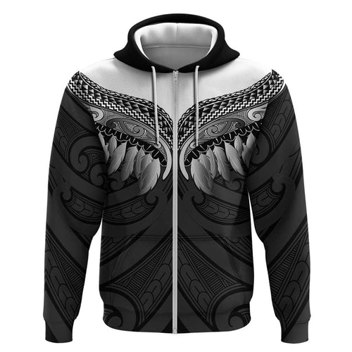 Poutama Korowai New Zealand Hoodie Aotearoa Maori Tattoo - Aussie Hoodie