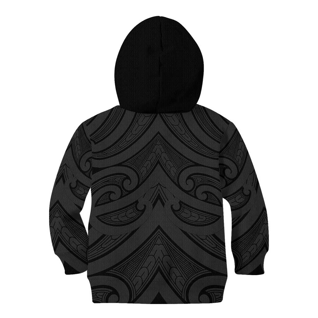 Poutama Korowai New Zealand Kid Hoodie Aotearoa Maori Tattoo - Aussie Hoodie