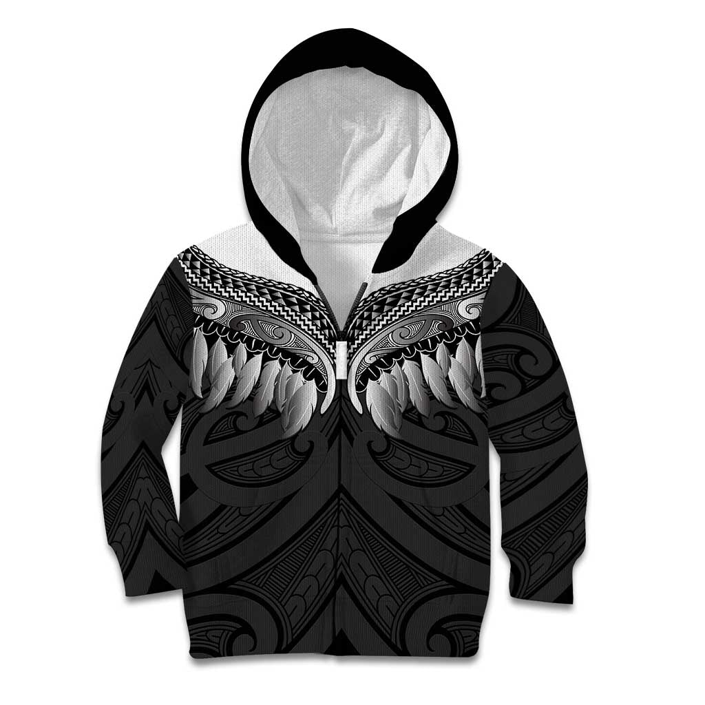 Poutama Korowai New Zealand Kid Hoodie Aotearoa Maori Tattoo - Aussie Hoodie