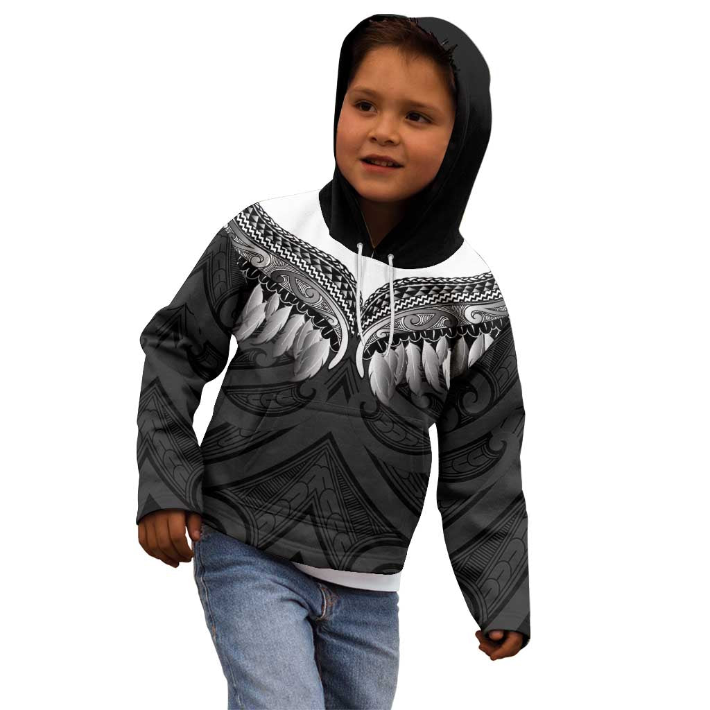 Poutama Korowai New Zealand Kid Hoodie Aotearoa Maori Tattoo - Aussie Hoodie