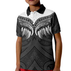 Poutama Korowai New Zealand Kid Polo Shirt Aotearoa Maori Tattoo - Aussie Hoodie