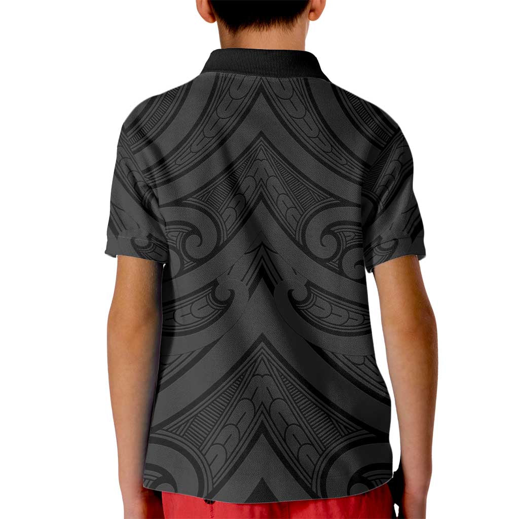 Poutama Korowai New Zealand Kid Polo Shirt Aotearoa Maori Tattoo - Aussie Hoodie