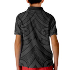 Poutama Korowai New Zealand Kid Polo Shirt Aotearoa Maori Tattoo - Aussie Hoodie