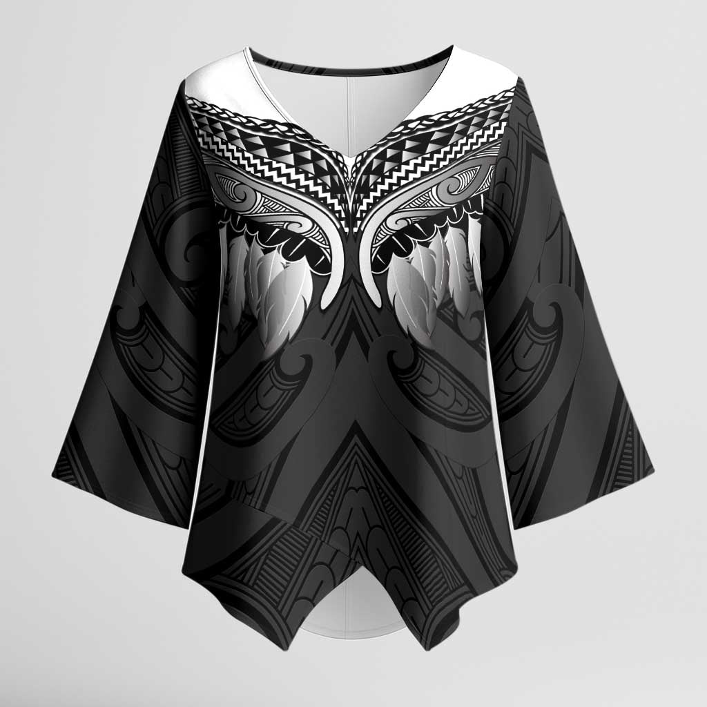 Poutama Korowai New Zealand Kimono Sleeve Blouse Aotearoa Maori Tattoo - Aussie Hoodie