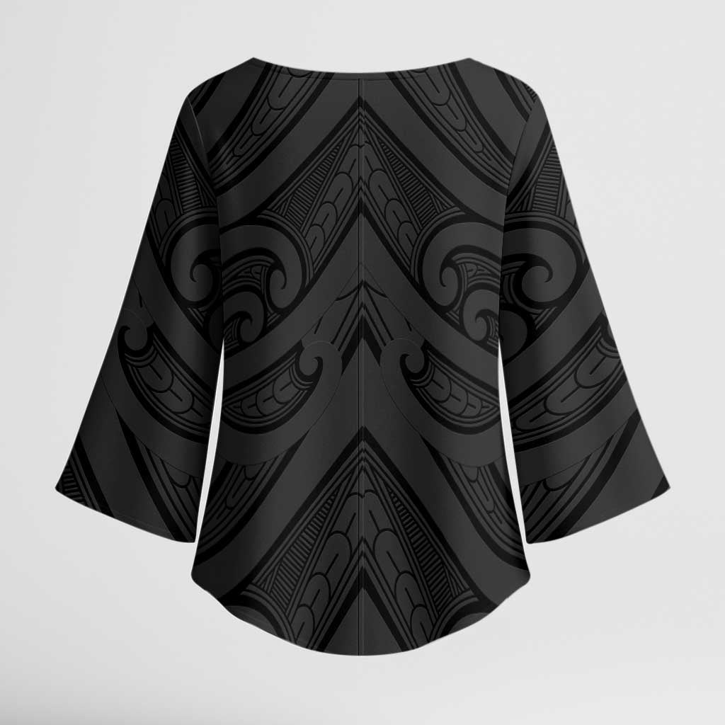 Poutama Korowai New Zealand Kimono Sleeve Blouse Aotearoa Maori Tattoo - Aussie Hoodie