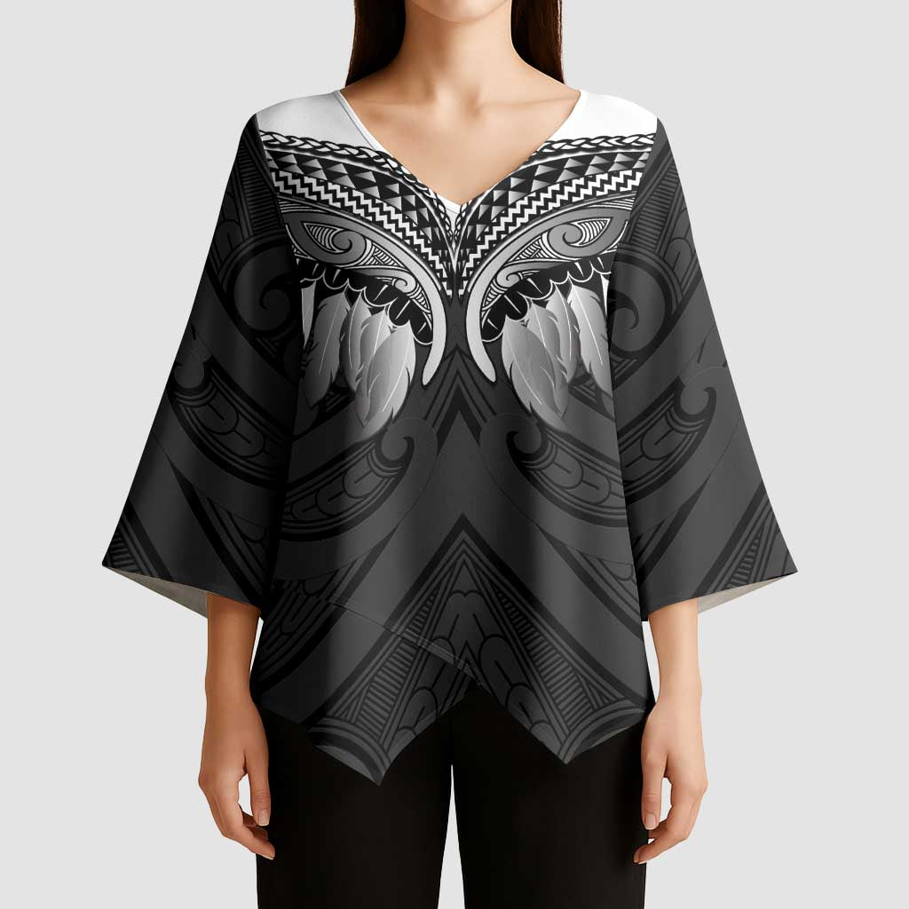Poutama Korowai New Zealand Kimono Sleeve Blouse Aotearoa Maori Tattoo - Aussie Hoodie