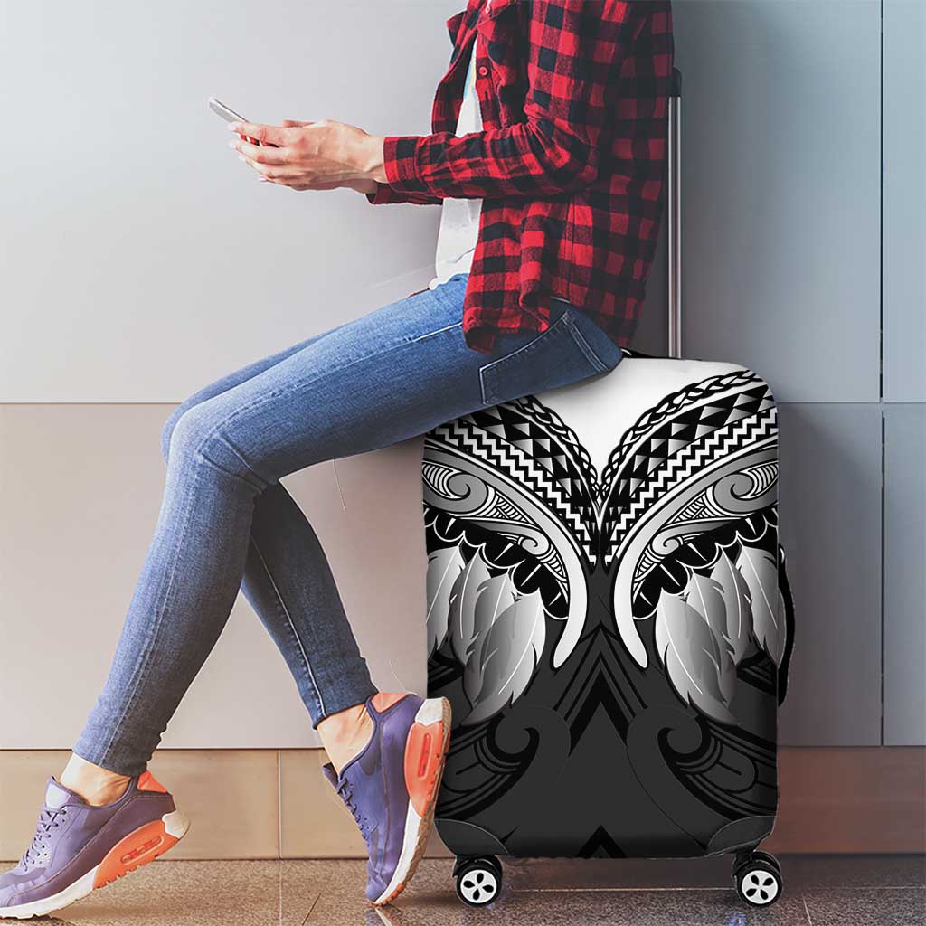Poutama Korowai New Zealand Luggage Cover Aotearoa Maori Tattoo - Aussie Hoodie