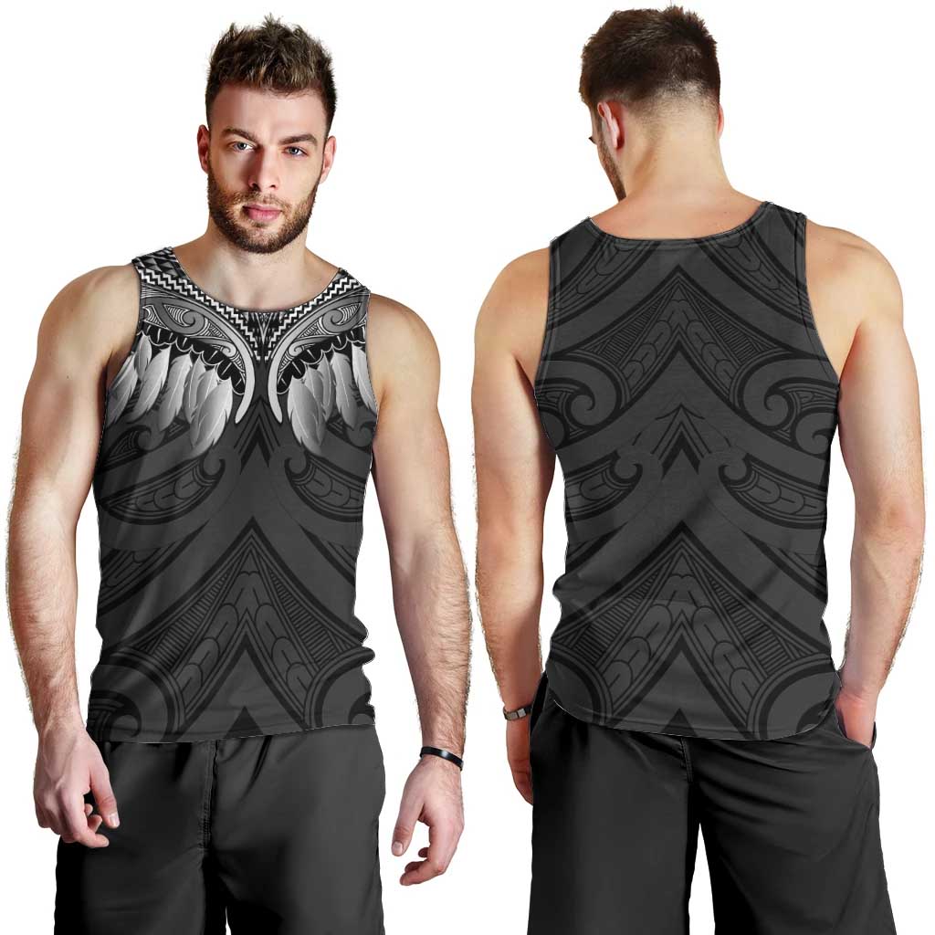 Poutama Korowai New Zealand Men Tank Top Aotearoa Maori Tattoo - Aussie Hoodie