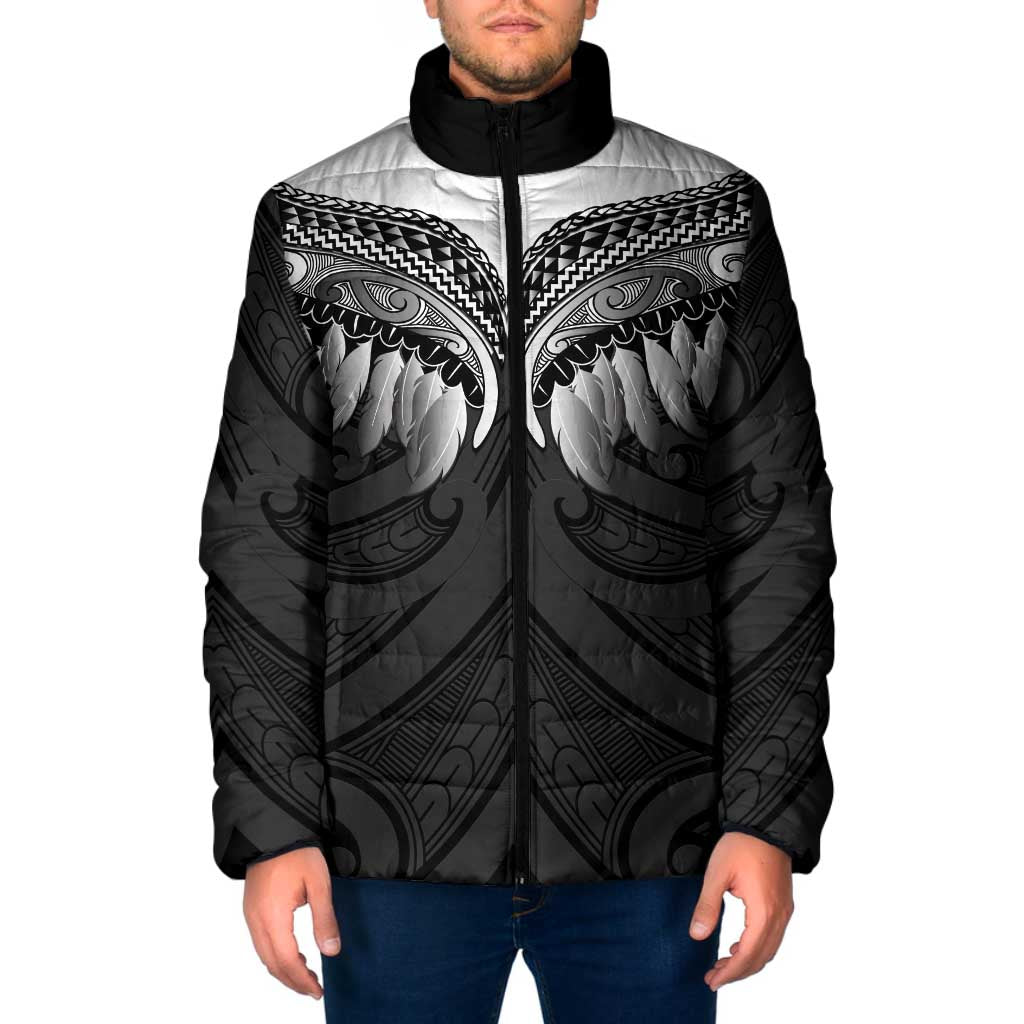 Poutama Korowai New Zealand Padded Jacket Aotearoa Maori Tattoo - Aussie Hoodie