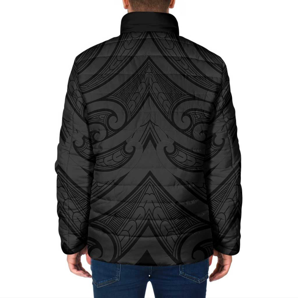 Poutama Korowai New Zealand Padded Jacket Aotearoa Maori Tattoo - Aussie Hoodie