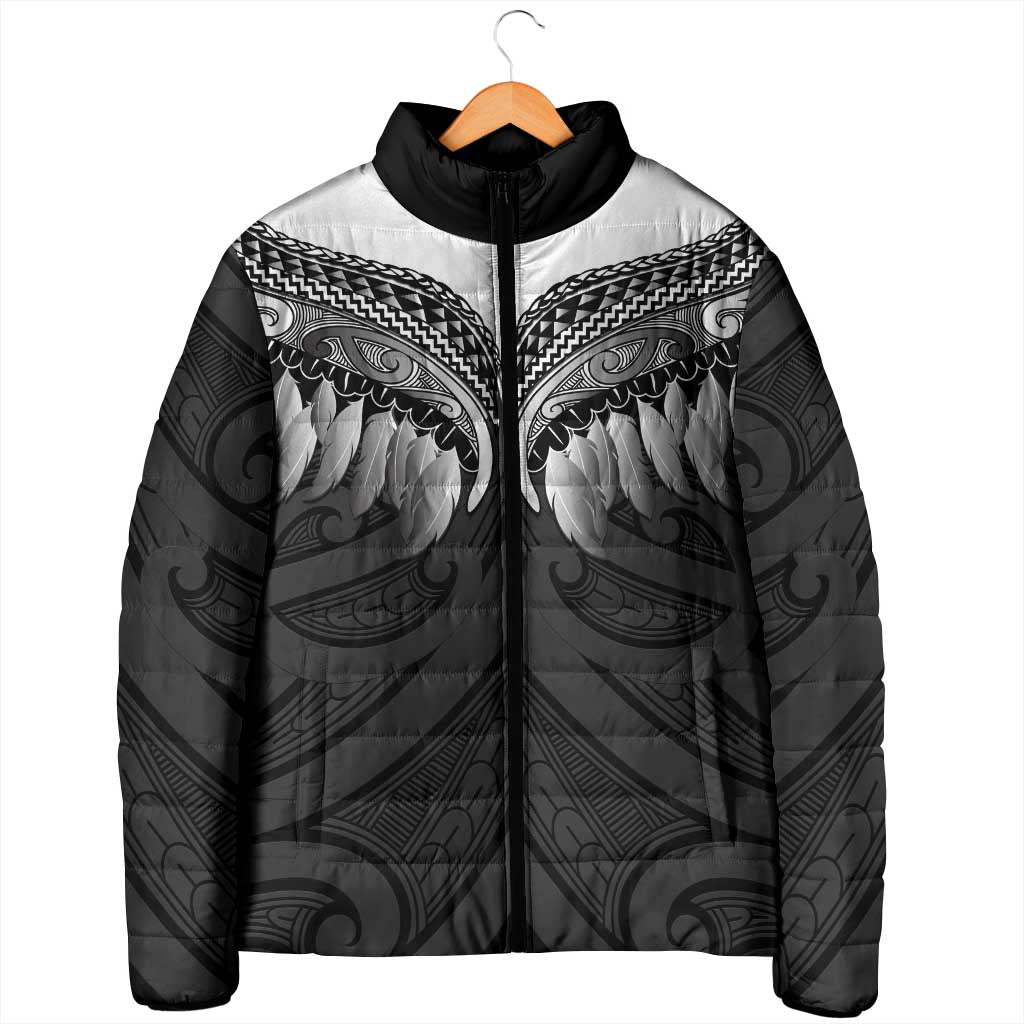 Poutama Korowai New Zealand Padded Jacket Aotearoa Maori Tattoo - Aussie Hoodie