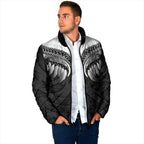 Poutama Korowai New Zealand Padded Jacket Aotearoa Maori Tattoo - Aussie Hoodie