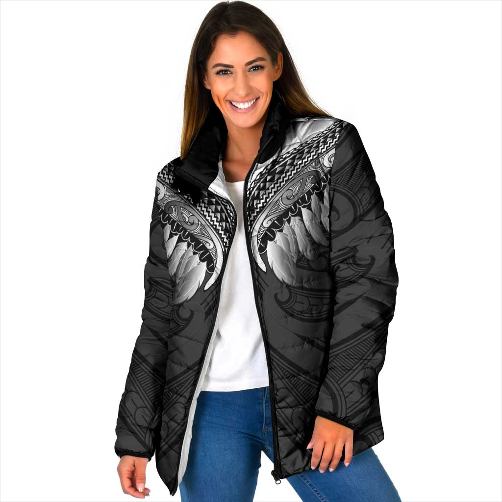 Poutama Korowai New Zealand Padded Jacket Aotearoa Maori Tattoo - Aussie Hoodie