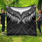 Poutama Korowai New Zealand Quilt Aotearoa Maori Tattoo - Aussie Hoodie