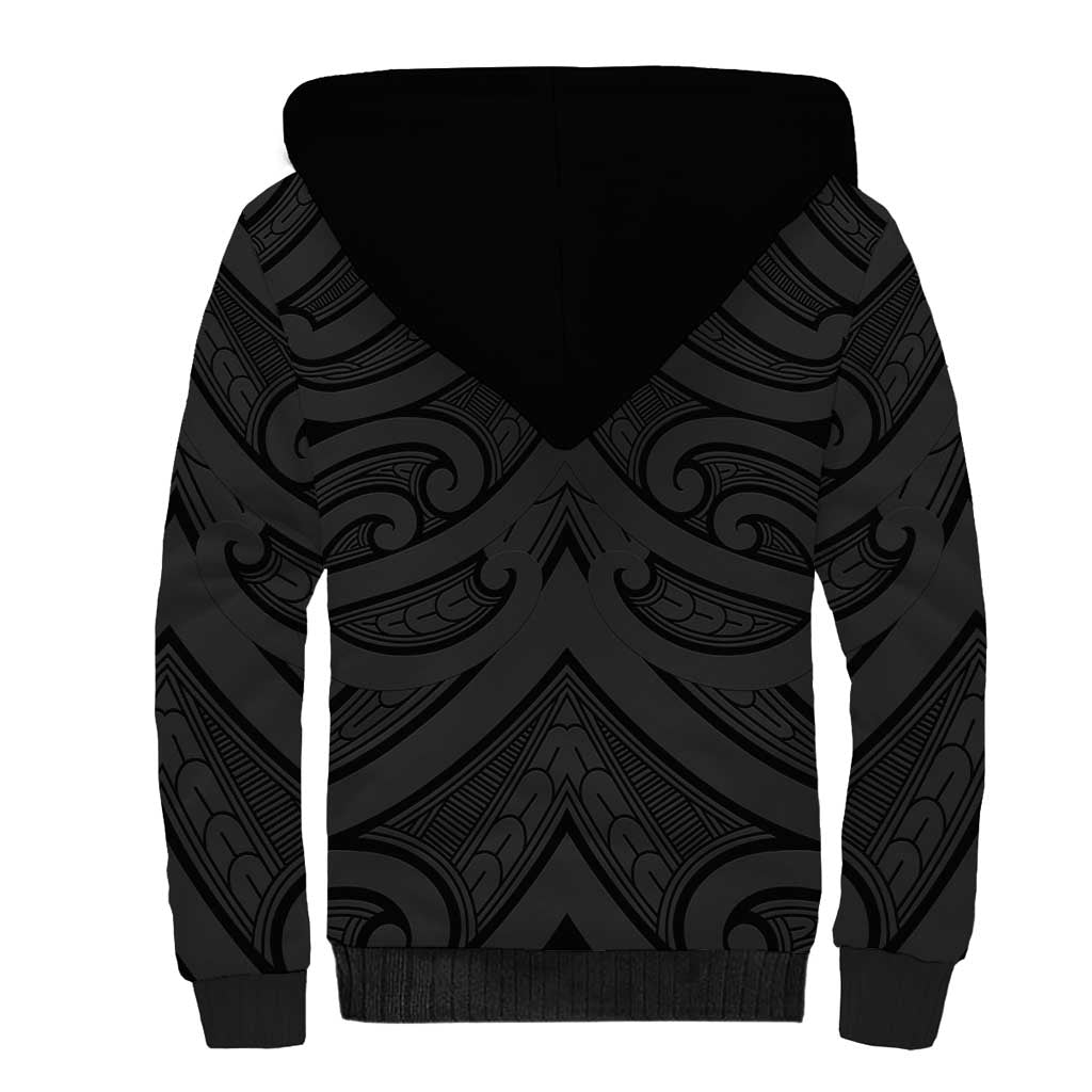 Poutama Korowai New Zealand Sherpa Hoodie Aotearoa Maori Tattoo - Aussie Hoodie