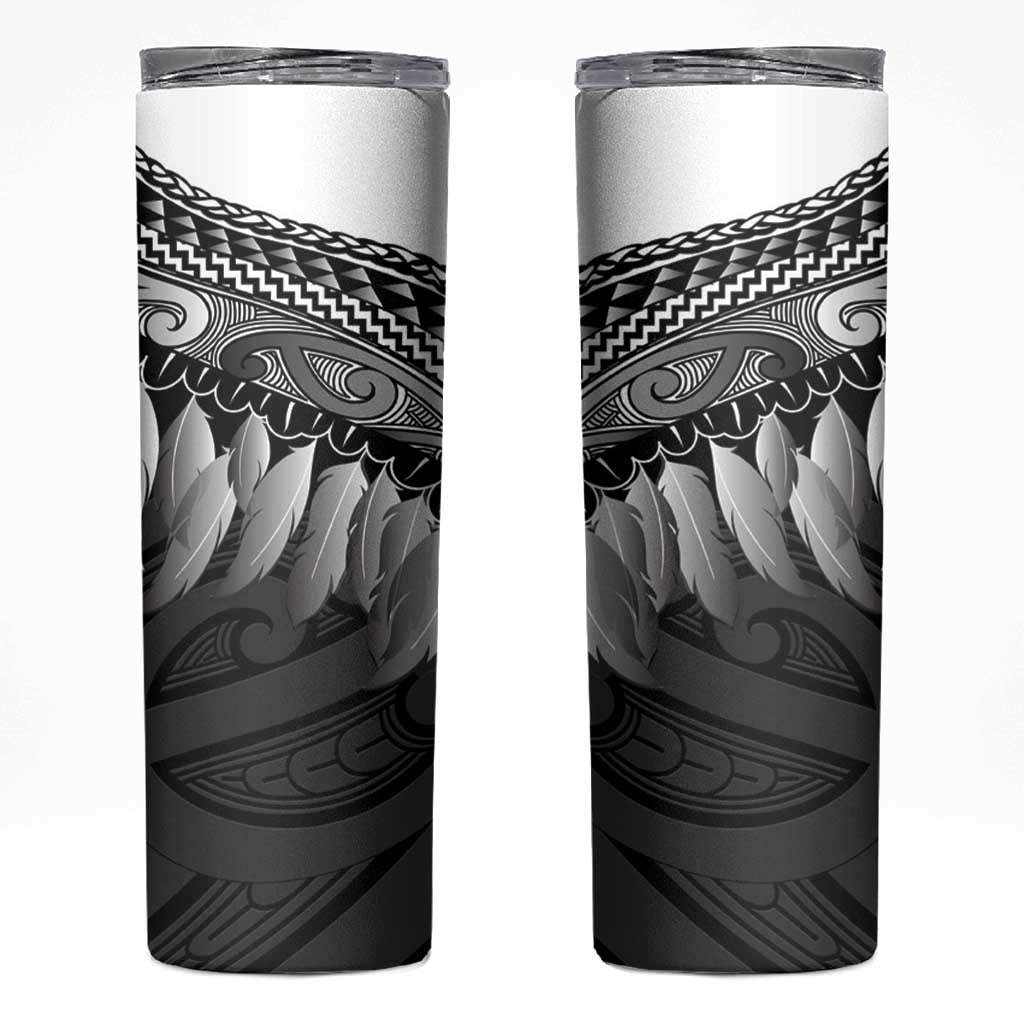 Poutama Korowai New Zealand Skinny Tumbler Aotearoa Maori Tattoo - Aussie Hoodie