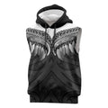 Poutama Korowai New Zealand Sleeveless Hoodie Aotearoa Maori Tattoo - Aussie Hoodie
