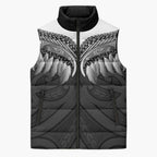 Poutama Korowai New Zealand Sleeveless Puffer Jacket Aotearoa Maori Tattoo - Aussie Hoodie