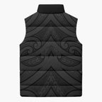 Poutama Korowai New Zealand Sleeveless Puffer Jacket Aotearoa Maori Tattoo - Aussie Hoodie