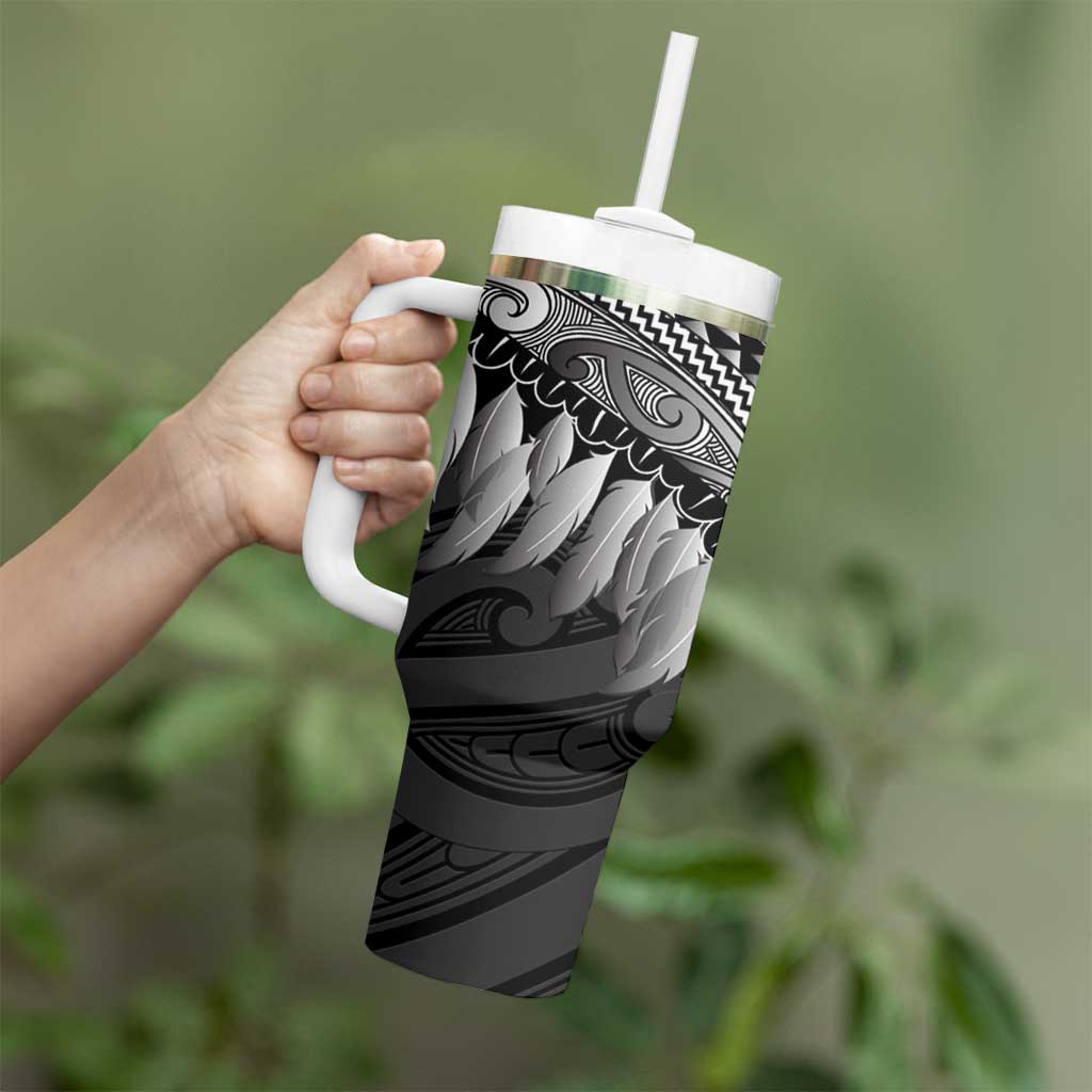 Poutama Korowai New Zealand Tumbler With Handle Aotearoa Maori Tattoo - Aussie Hoodie