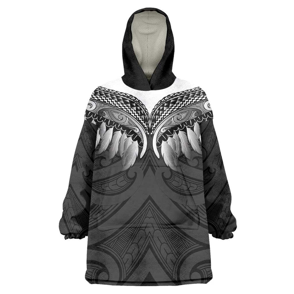 Poutama Korowai New Zealand Wearable Blanket Hoodie Aotearoa Maori Tattoo - Aussie Hoodie