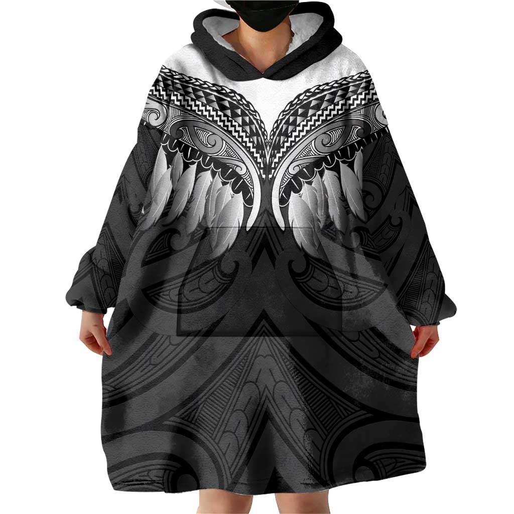 Poutama Korowai New Zealand Wearable Blanket Hoodie Aotearoa Maori Tattoo - Aussie Hoodie