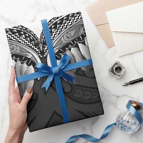 Poutama Korowai New Zealand Wrapping Paper Aotearoa Maori Tattoo - Aussie Hoodie