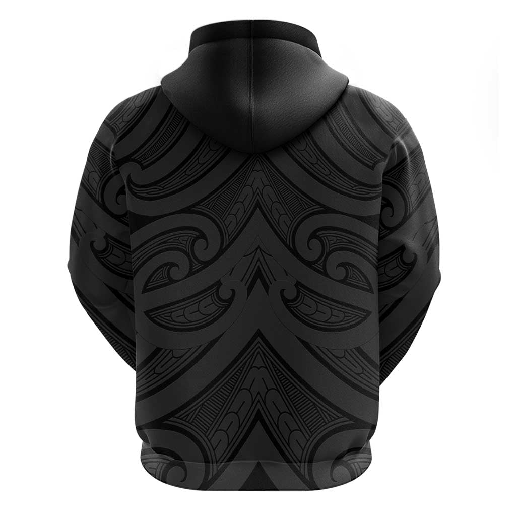 Poutama Korowai New Zealand Zip Hoodie Aotearoa Maori Tattoo - Aussie Hoodie