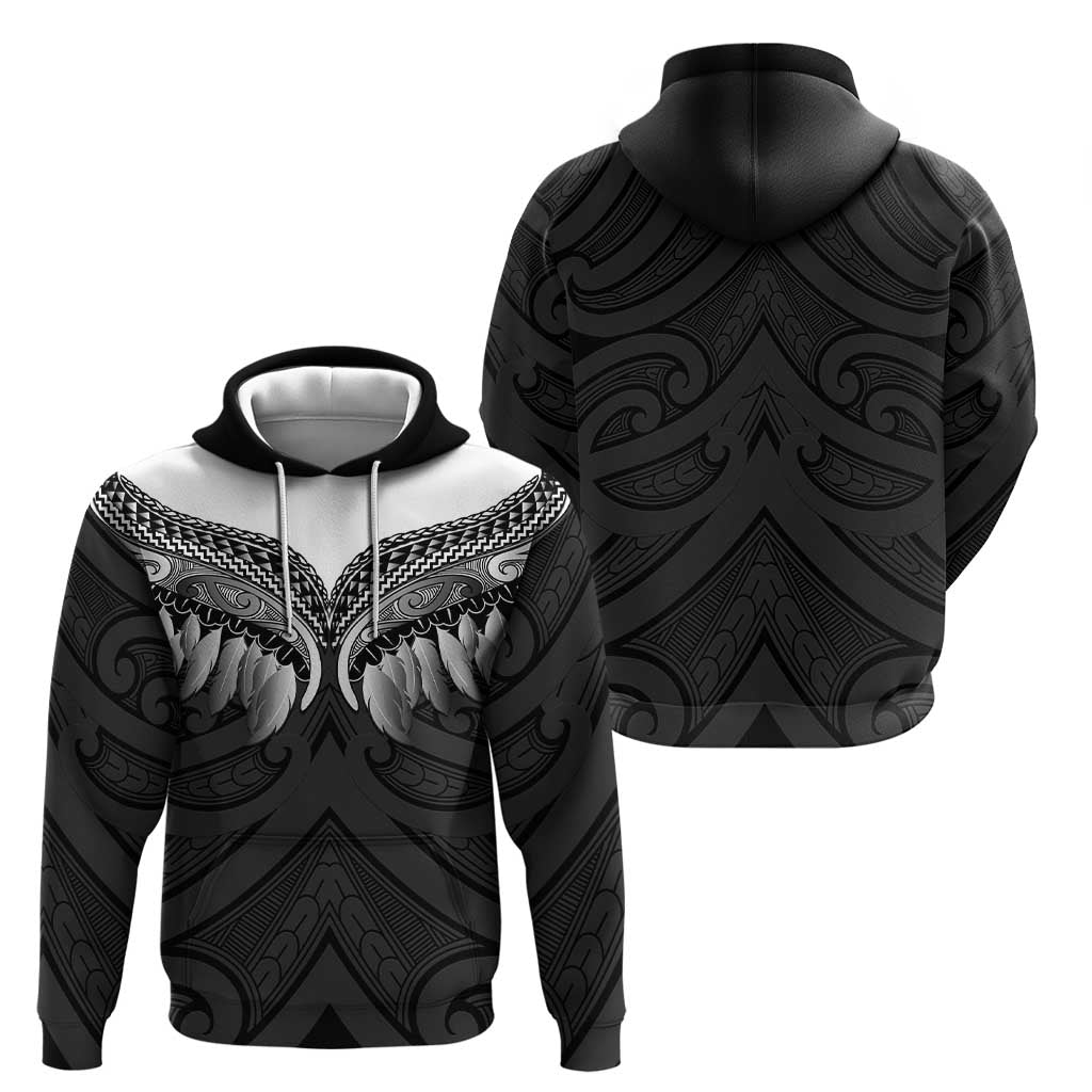 Poutama Korowai New Zealand Zip Hoodie Aotearoa Maori Tattoo - Aussie Hoodie