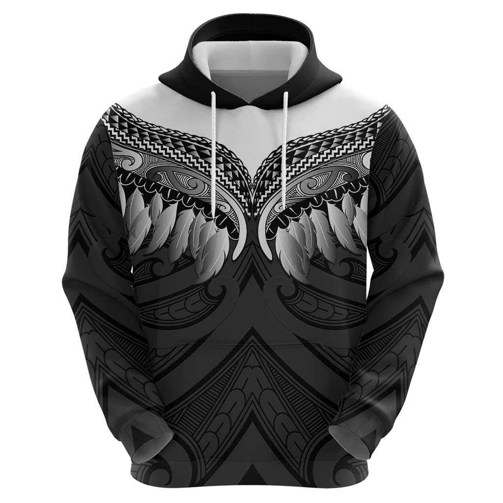 Poutama Korowai New Zealand Zip Hoodie Aotearoa Maori Tattoo - Aussie Hoodie