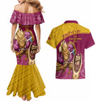 brisbane-broncos-rugby-couples-matching-mermaid-dress-and-hawaiian-shirt-go-champions-2023-mascot-with-polynesian-indigenous-art