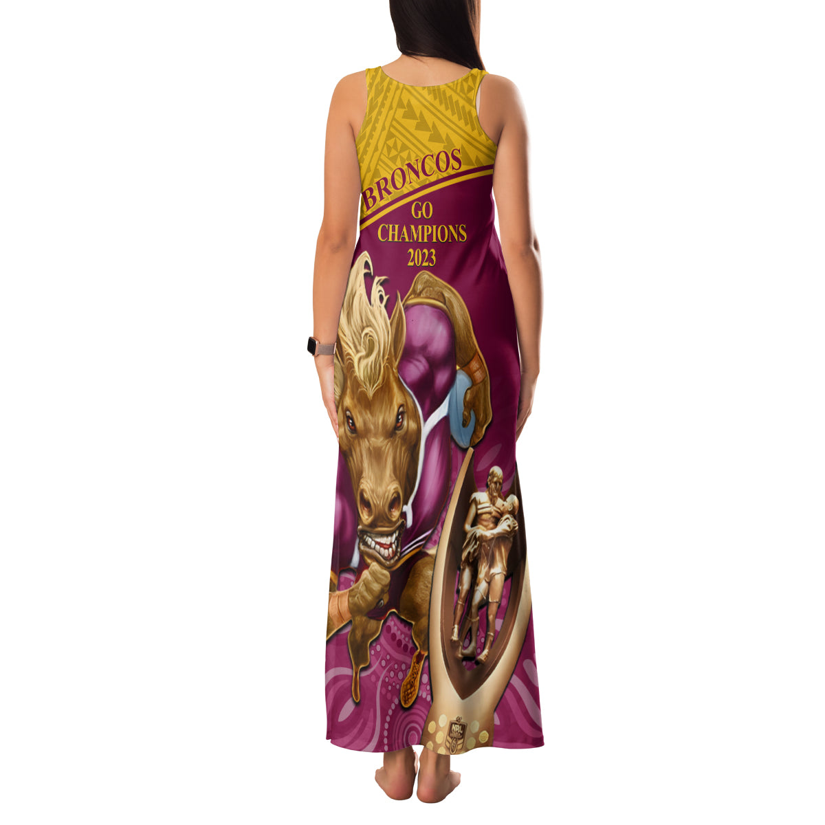brisbane-broncos-rugby-family-matching-tank-maxi-dress-and-hawaiian-shirt-go-champions-2023-mascot-with-polynesian-indigenous-art