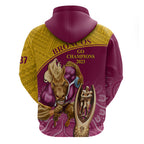 brisbane-broncos-rugby-hoodie-go-champions-2023-mascot-with-polynesian-indigenous-art